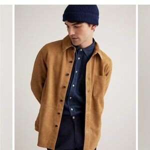 Men’s Quince suede overshirt